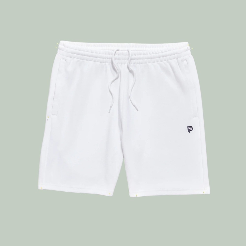 Flint Park Mens White Tennis Shorts XL Organic Cotton Recycled Polyester NWT